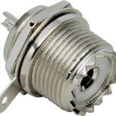 UHF uticni konektor, uticnica, vertikalna montaza 50 Ohm Tru Components