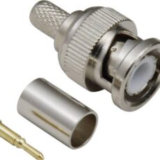BNC konektor, ravni utikac 50 Ohm Tru Components