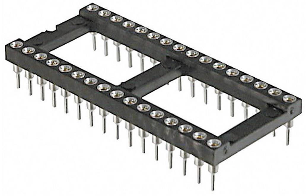 Tru Components 1586544 AR 18 HZL-TT zicana uticnica Osnovna mreza: 7,62 mm Broj pinova: 18 Precizni kontakti