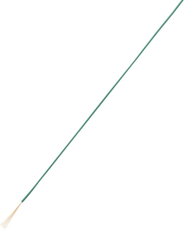 Fino-zicni provodnik LiFI 1 * 0,50 mm 2 zelene boje Tru Components 1567835 100 m