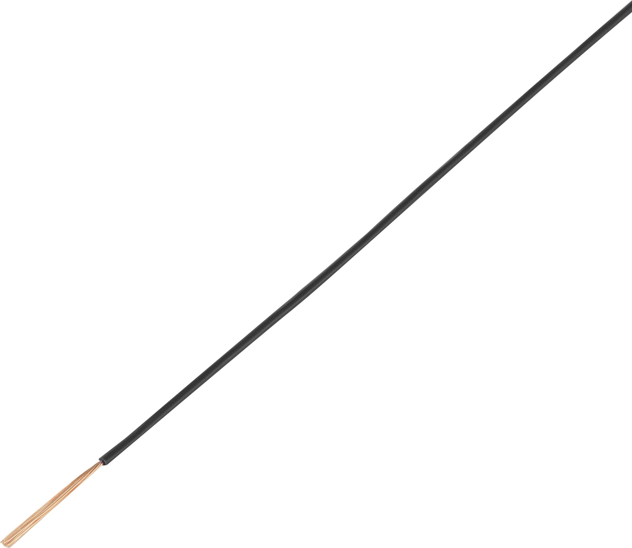 Automobilski provodnik FLRI-A 1 * 1 mm 2 crni Tru Components 1568648 50 m