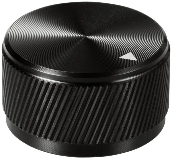 Tru Components TC-11613816 okretno dugme sa oznakom crna (fi * H) 30 mm * 17 mm aluminijum