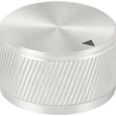 Tru Components TC-11613820 okretno dugme sa oznakom srebro (fi * H) 30 mm * 17 mm aluminijum