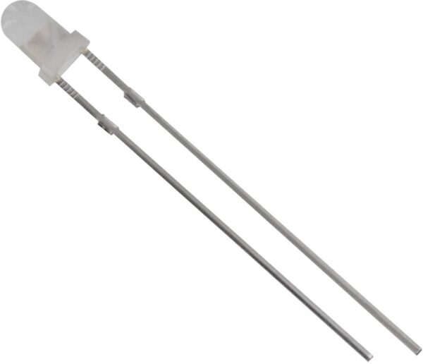 Tru Components 1573705 difuzna LED bela okrugla 3 mm 1800 mcd 60 20 mA 3,1 V