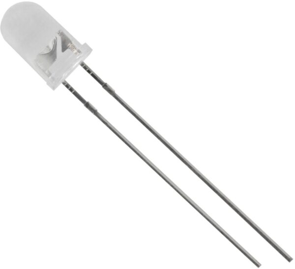 Tru Components 1573713 difuzna LED crvena okrugla 5 mm 7500 mcd 15 20 mA 2,1 V