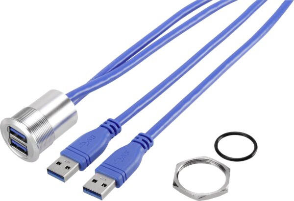 USB-22 2* USB 3.0 zenski A do 2* USB 3.0 muski A 92007P89 Tru Components