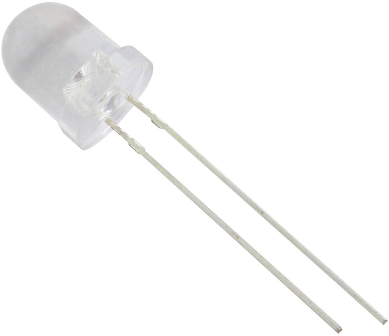 Tru Components 1573754 difuzna LED zuta okrugla 8 mm 1800 mcd 25 20 mA 2,1 V