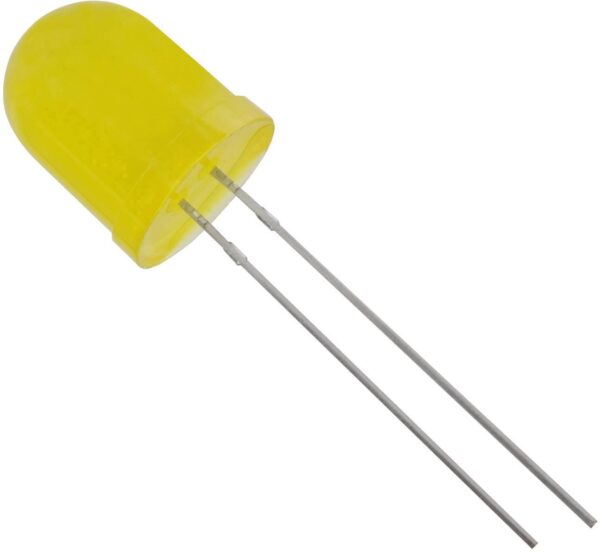 Tru Components 1573764 difuzna LED zuta okrugla 10 mm 550 mcd 50 20 mA 2,1 V
