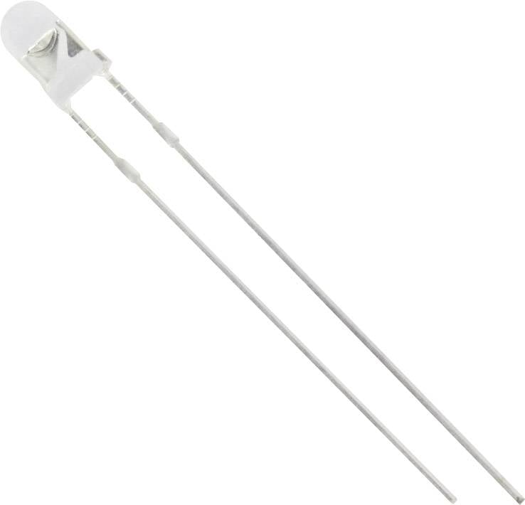Tru Components 1577309 difuzna LED zelena okrugla 3 mm 75 mcd 25 20 mA