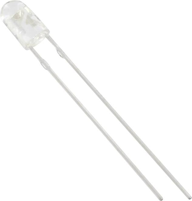 Tru Components 1577373 difuzna LED zelena ovalna 3 mm 2300 mcd 70 , 30 20 mA