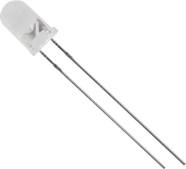 Tru Components 1577381 difuzna LED plava okrugla 5 mm 9500 mcd 15 20 mA