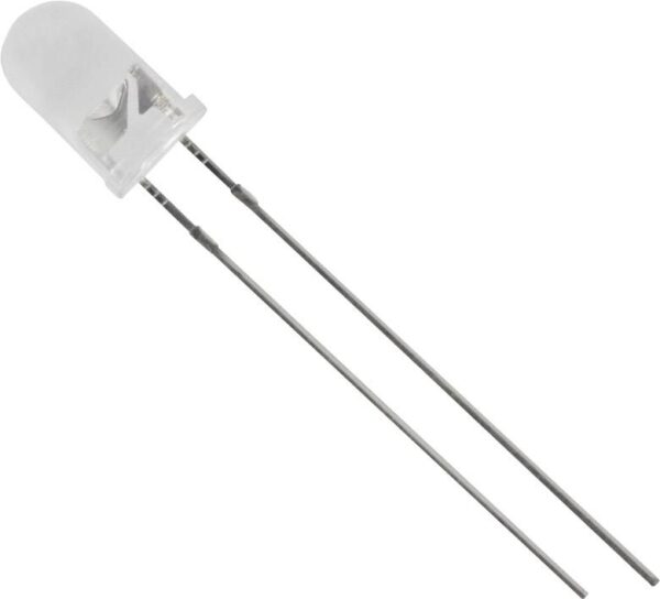 Tru Components 1577383 difuzna LED zuta okrugla 5 mm 1750 mcd 20 , 25 20 mA