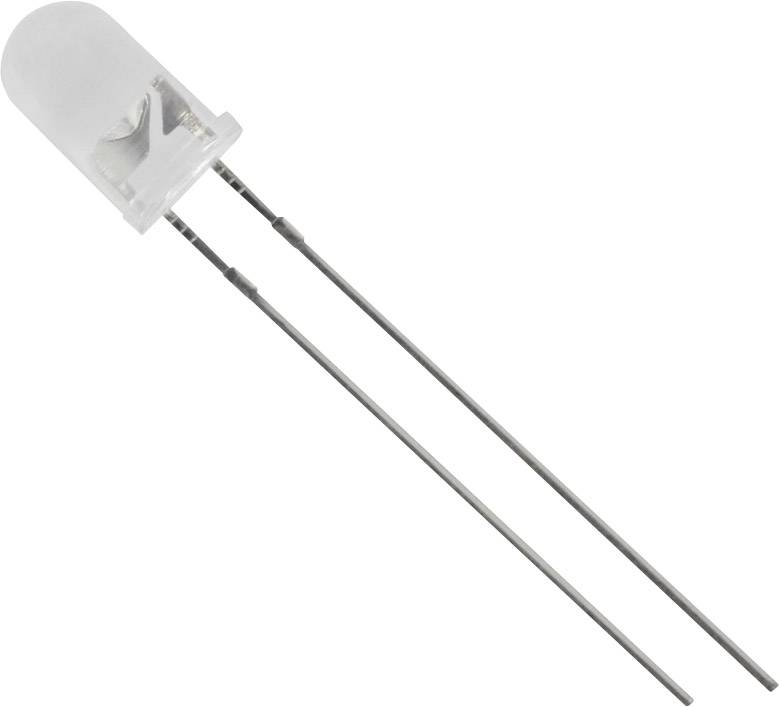 Tru Components 1577384 difuzna LED plava okrugla 5 mm 1150 mcd 20 , 25 20 mA