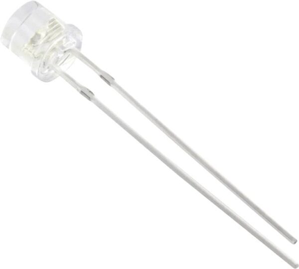 Tru Components 1577395 difuzna LED crvena cilindricna 5 mm 325 mcd 90 20 mA