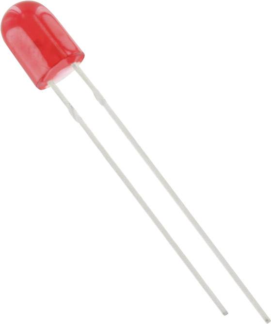Tru Components 1577399 difuzna LED crvena ovalna 5 mm 1500 mcd 110 , 50 20 mA