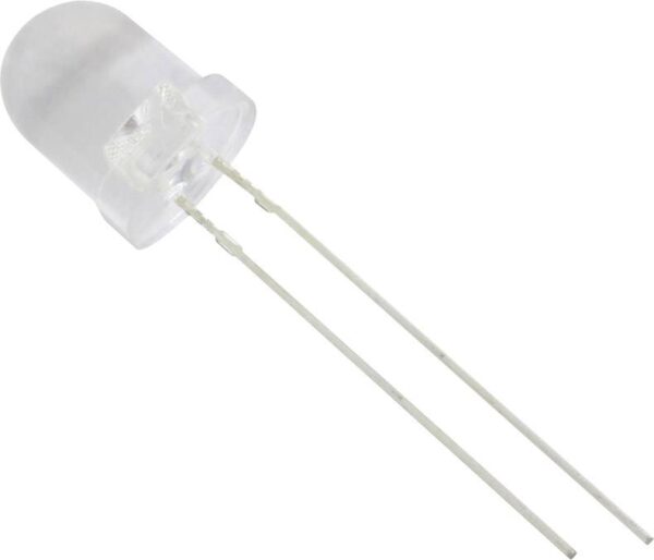 Tru Components 1577405 difuzna LED crvena okrugla 8 mm 8500 mcd 25 20 mA