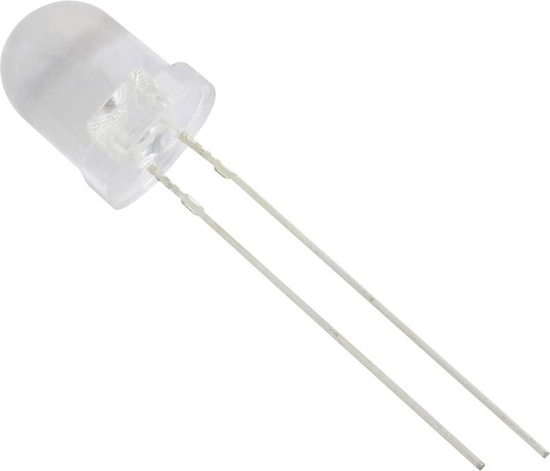 Tru Components 1577405 difuzna LED crvena okrugla 8 mm 8500 mcd 25 20 mA