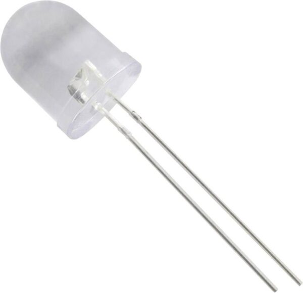 Tru Components 1577409 difuzna LED zuta okrugla 10 mm 1000 mcd 25 20 mA