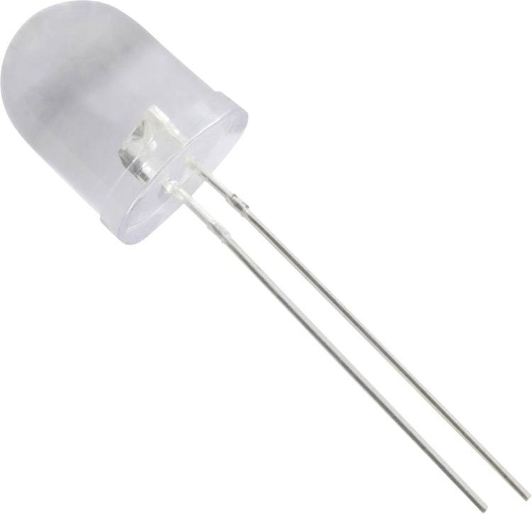 Tru Components 1577411 difuzna LED zelena okrugla 10 mm 3900 mcd 25 20 mA