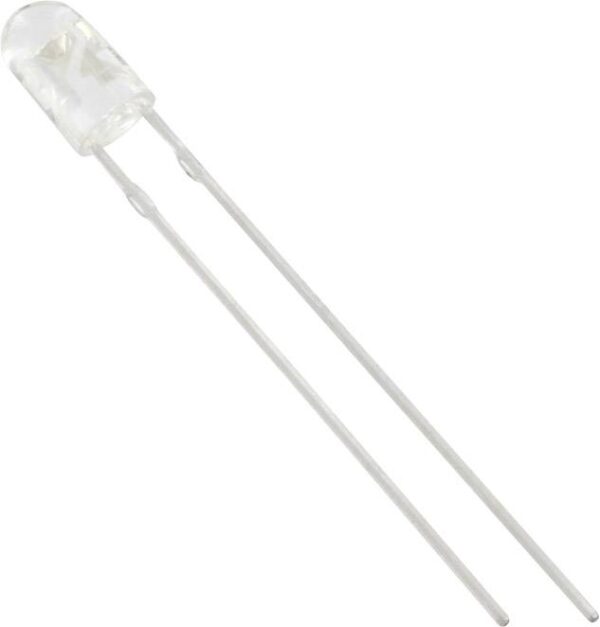 Tru Components 1577447 difuzna LED crvena ovalna 3 mm 1000 mcd 70 , 30 20 mA