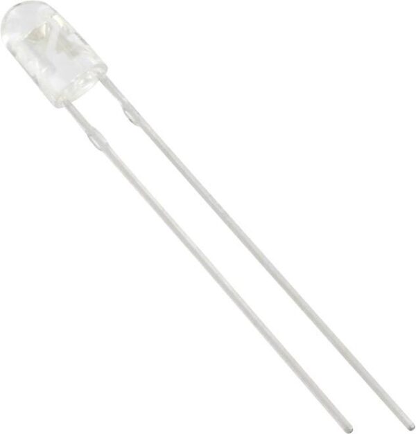 Tru Components 1577448 difuzna LED crvena ovalna 3 mm 1850 mcd 70 , 30 20 mA