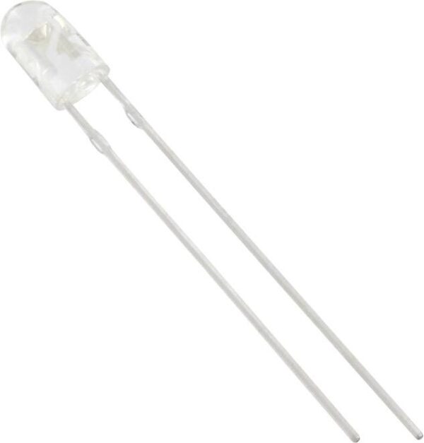 Tru Components 1577451 difuzna LED zuta ovalna 3 mm 1850 mcd 70 , 30 20 mA