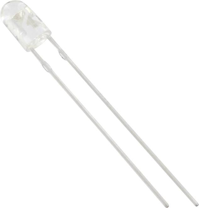 Tru Components 1577452 difuzna LED zelena ovalna 3 mm 4250 mcd 70 , 30 20 mA