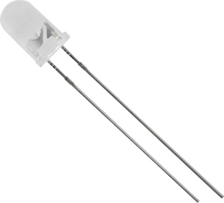 Tru Components 1577460 difuzna LED zelena okrugla 5 mm 75 mcd 15 20 mA