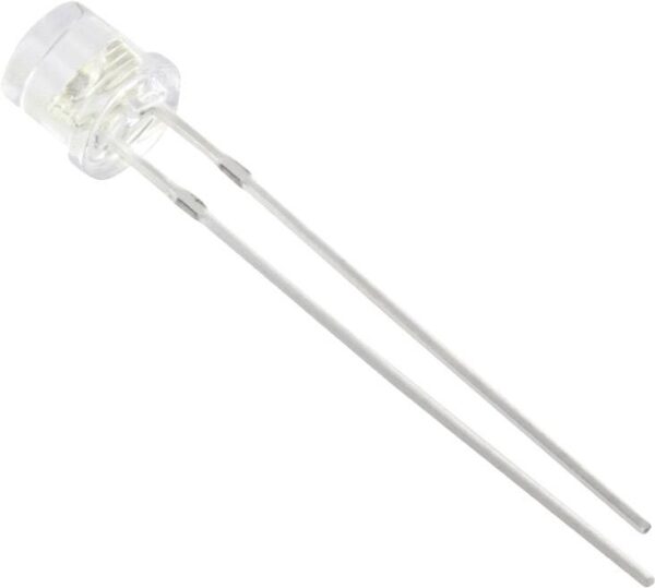 Tru Components 1577489 difuzna LED plava cilindricna 5 mm 600 mcd 90 20 mA