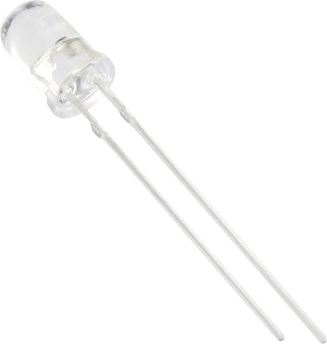 Tru Components 1577499 difuzna LED zelena okrugla 5 mm 4050 mcd 20 mA