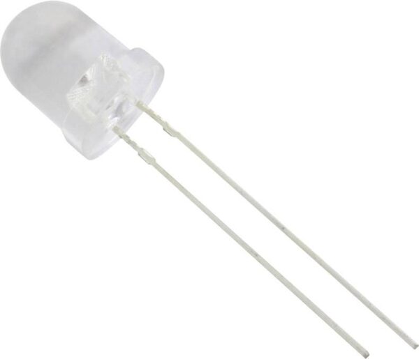 Tru Components 1577502 difuzna LED zuta okrugla 8 mm 8500 mcd 25 20 mA