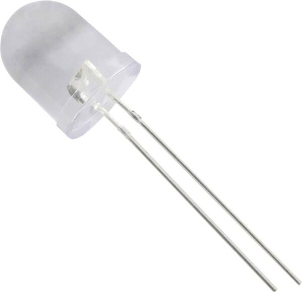 Tru Components 1577508 difuzna LED plava okrugla 10 mm 6300 mcd 25 20 mA