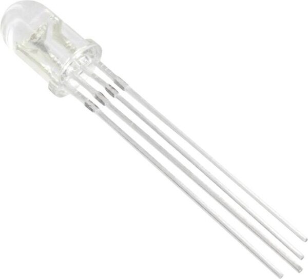 Tru Components 1577513 difuzna LED crvena, zelena, plava okrugla 5 mm 1900 mcd, 2350 mcd, 1850 mcd 45 20 mA