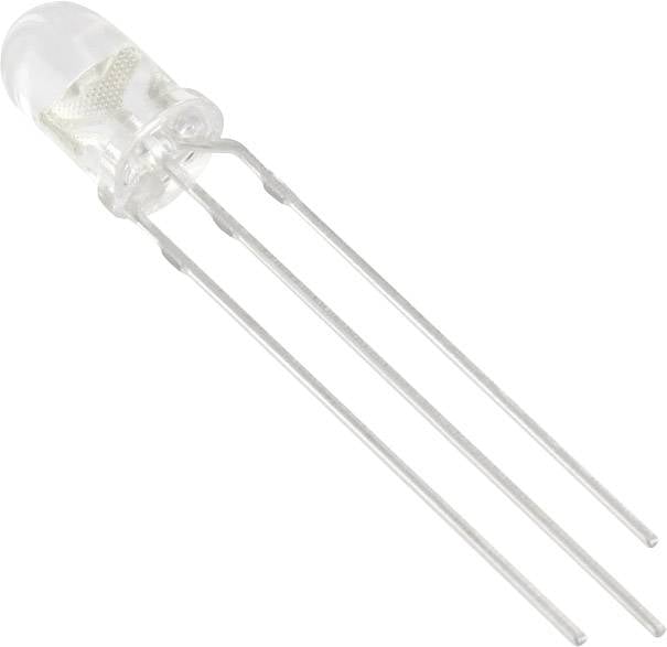 Tru Components 1577516 difuzna LED crvena, zelena okrugla 5 mm 175 mcd, 75 mcd 35 20 mA
