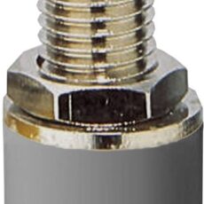 Tru Components laboratorijski zenski konektor ugradbeni zenski konektor, vertikalni Precnik pina: 4 mm siva ad Laboratorijska uticnica, siva boja Tru Components ad