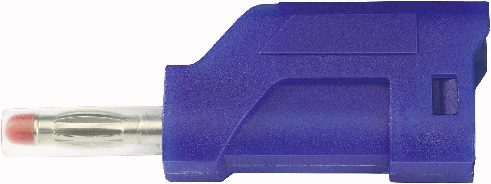 Ravni konektor, ravni konektor, precnik kontakta: 4 mm, plavi Tru Components TC-R8-104 BL