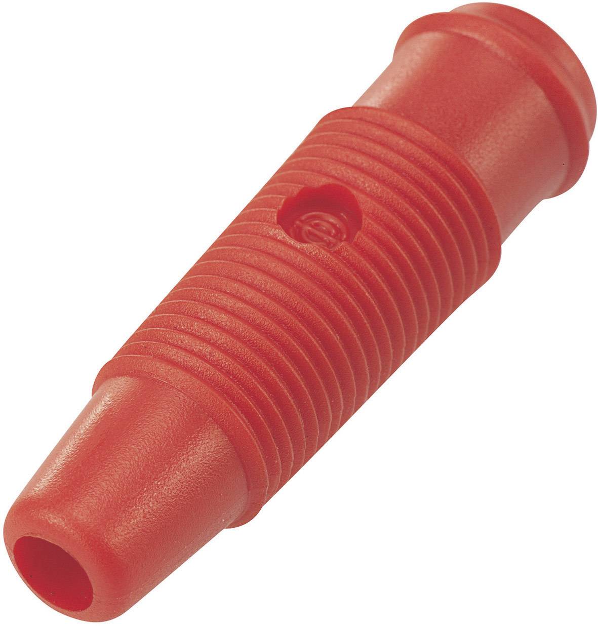 Laboratorijska uticnica, ravna uticnica, precnik kontakta: 4 mm, crvena Tru Components TC-R8-107