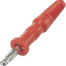 Ravni konektor, pravi konektor, precnik kontakta: 4 mm, crvena Tru Components TC-R8-20A