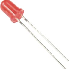 Tru Components difuzna LED crvena okrugla 5 mm 100 mcd 60 20 mA