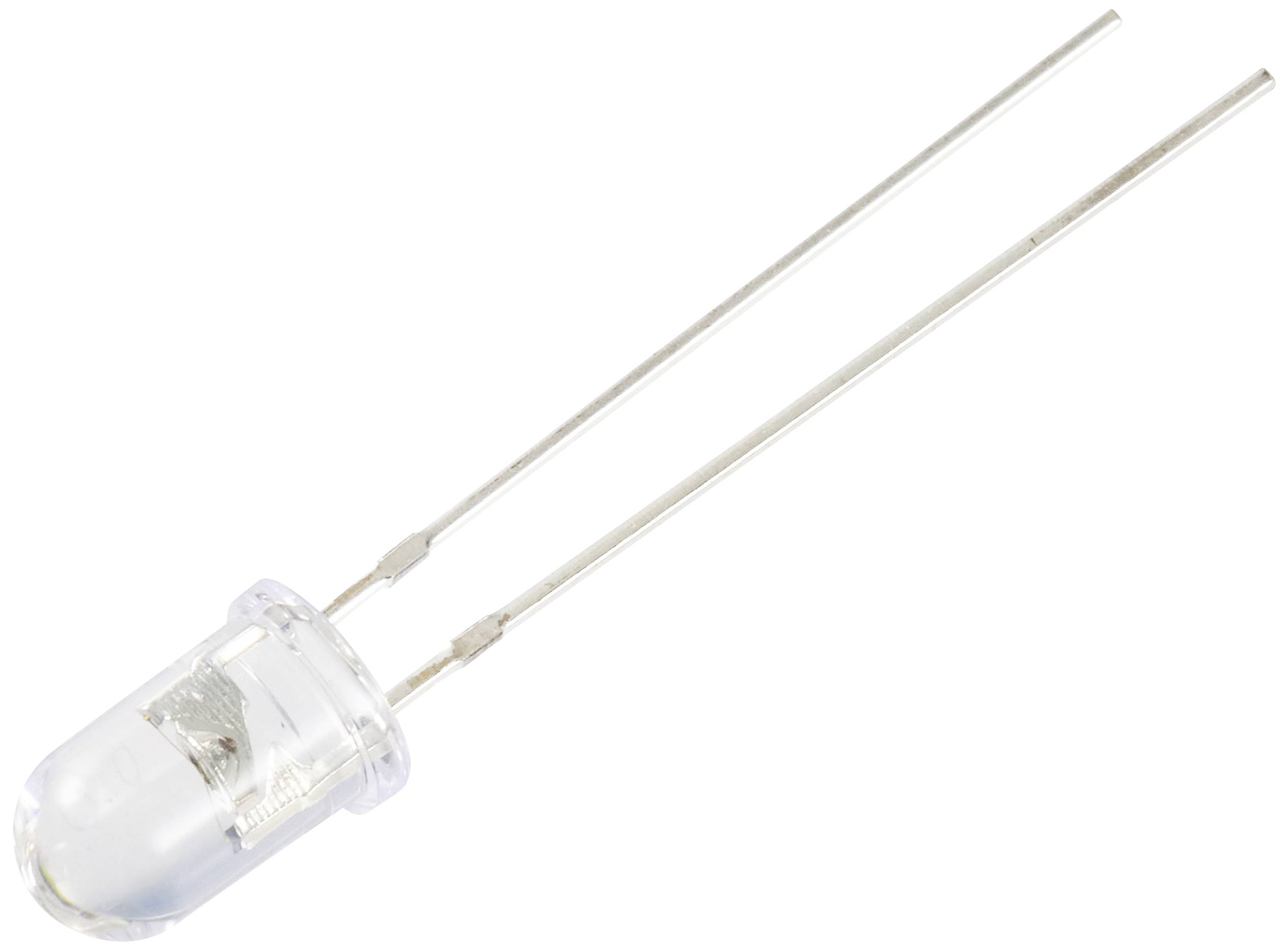 Tru Components difuzna LED toplo bela okrugla 5 mm 4500 mcd 30 7,5 mA 3 V, 13 V
