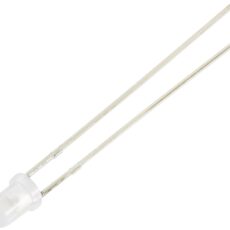 Tru Components difuzna LED bela okrugla 3 mm 1560 mcd 30 12 mA 5 V