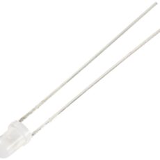 Tru Components difuzna LED toplo bela okrugla 3 mm 1120 mcd 30 12 mA 5 V