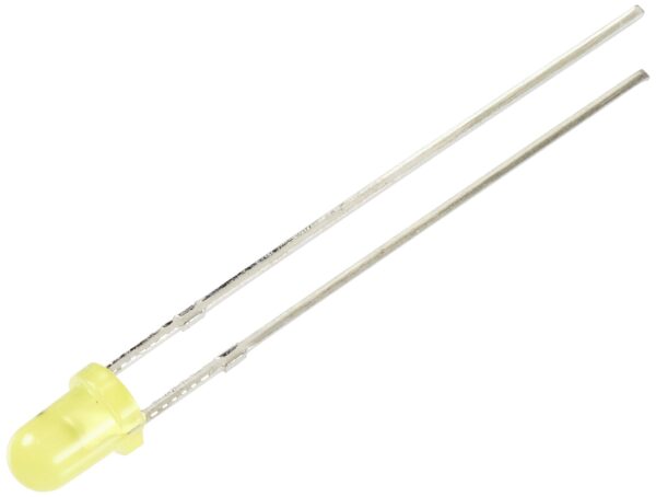 Tru Components difuzna LED zuta okrugla 3 mm 330 mcd 30 12 mA 5 V