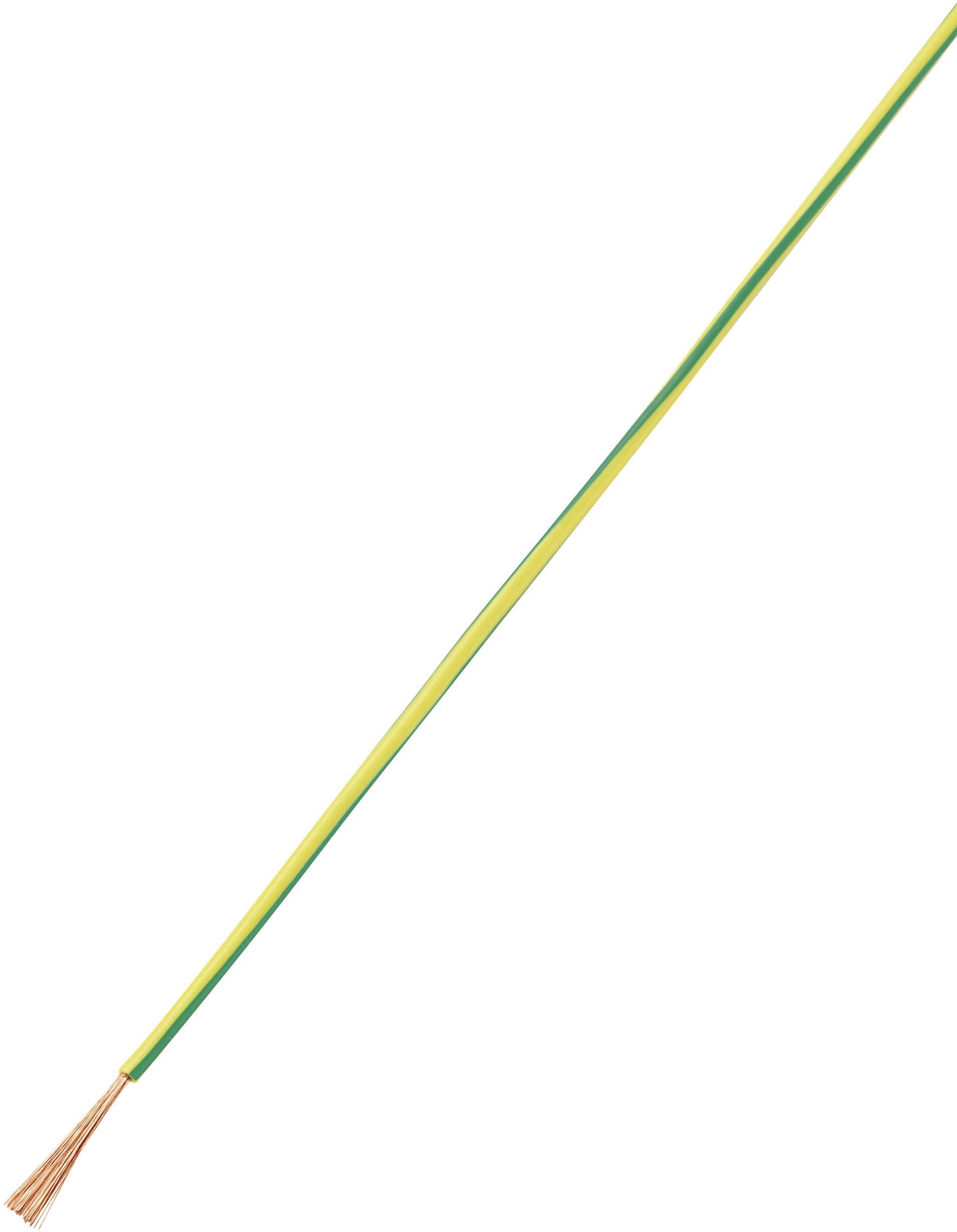Fino-zicni provodnik LiFI 1 * 0,75 mm 2 zeleno-zute boje Tru Components 1180468 100 m