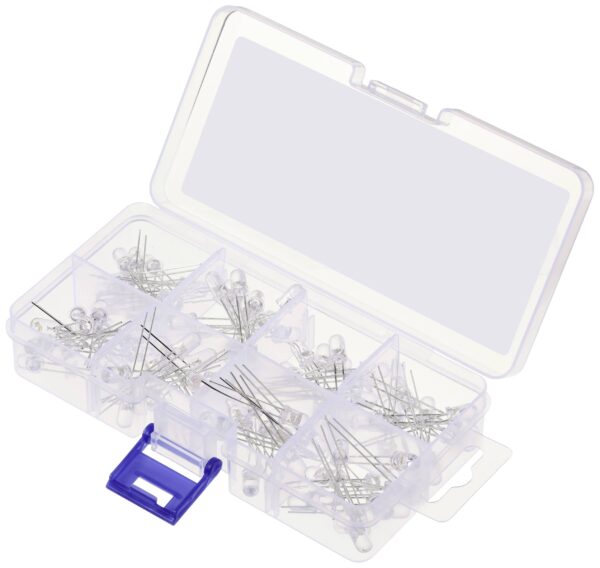 Tru Components difuzna LED crvena, zuta, narandzasta, plava, zelena, roze, toplo bela, cisto bela okrugla 5 mm 15 30 mA 1,8 V, 3,4 V