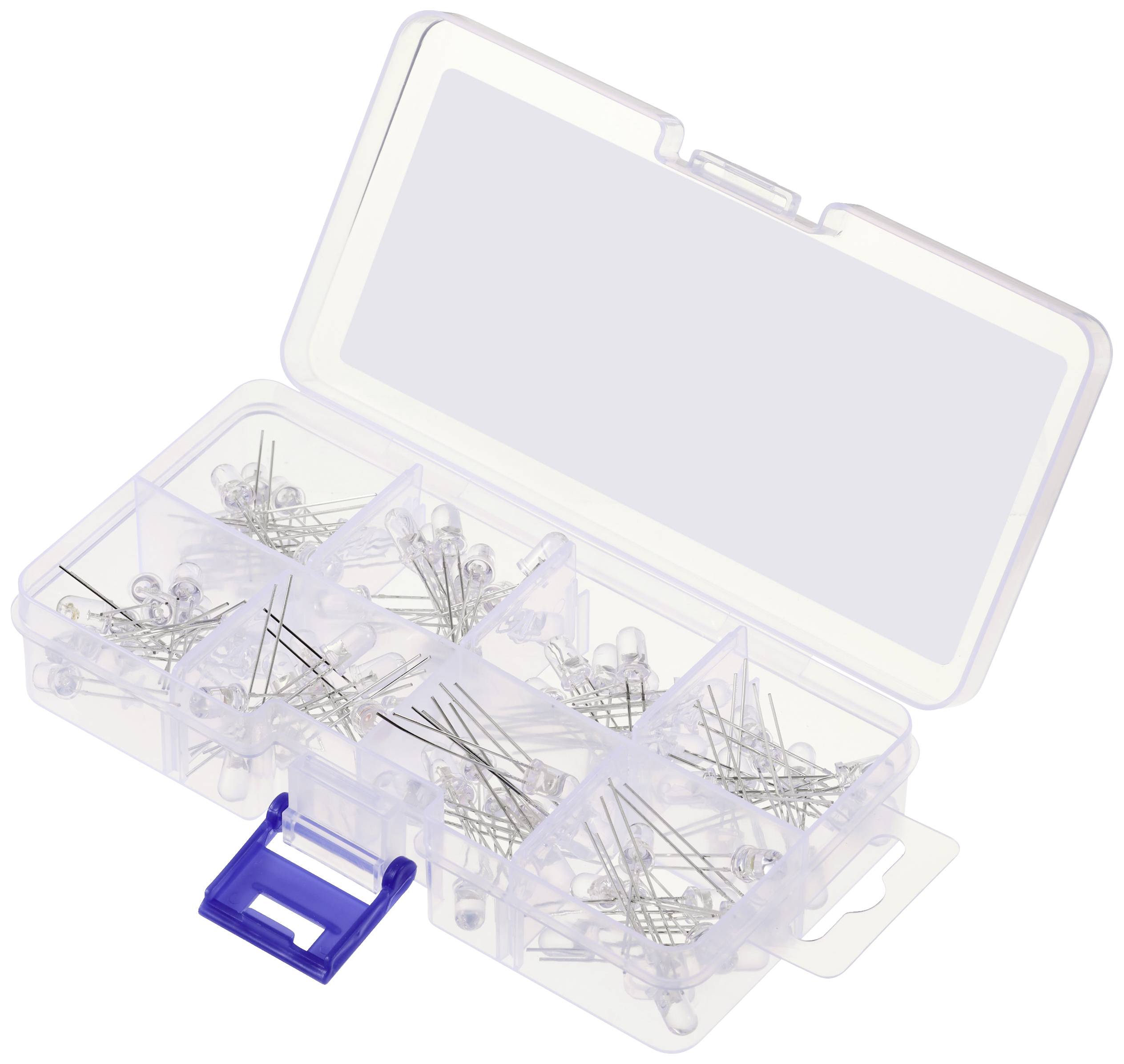 Tru Components difuzna LED crvena, zuta, narandzasta, plava, zelena, roze, toplo bela, cisto bela okrugla 5 mm 15 30 mA 1,8 V, 3,4 V