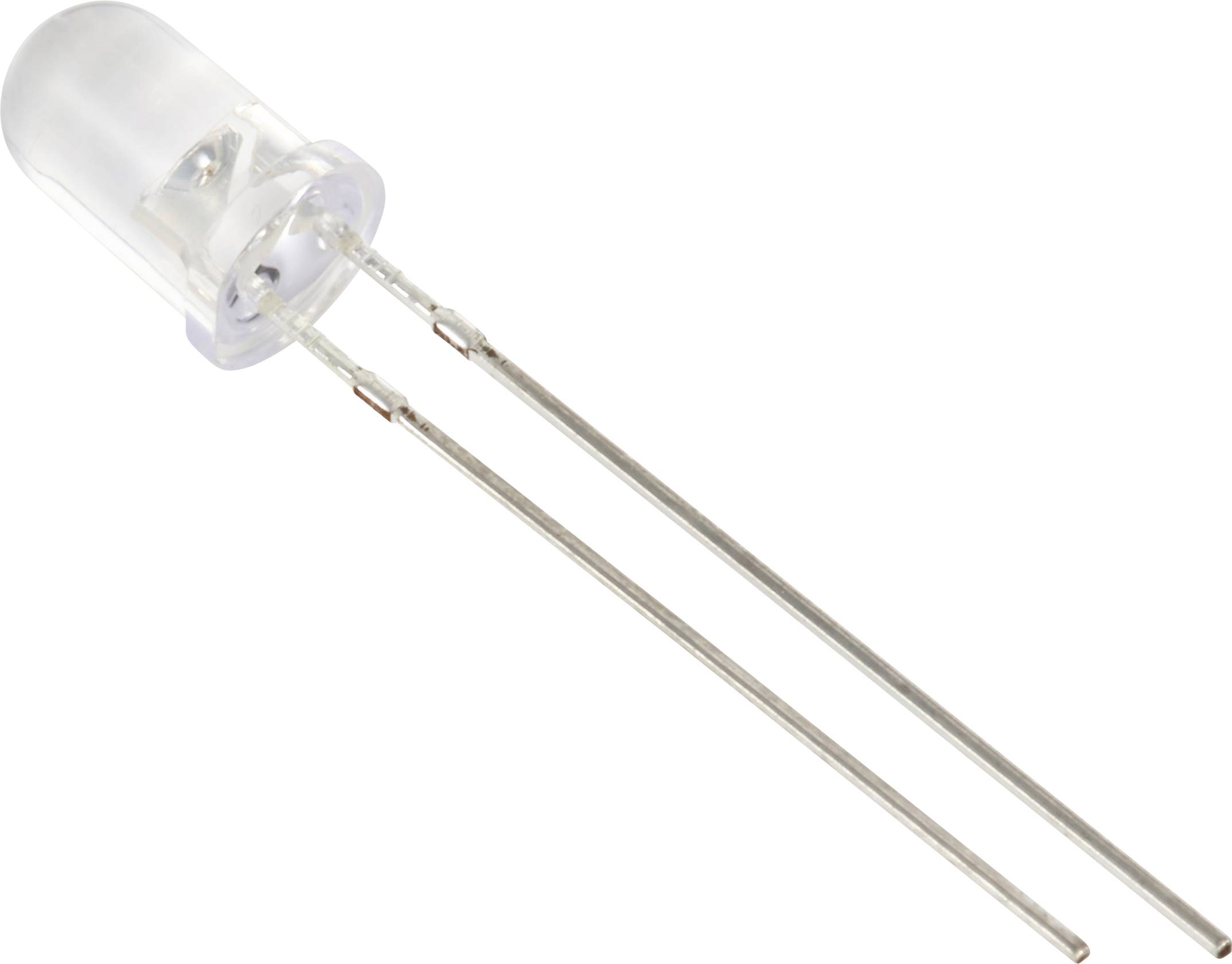 Tru Components difuzna LED hladno bela okrugla 5 mm 70000 mcd 15