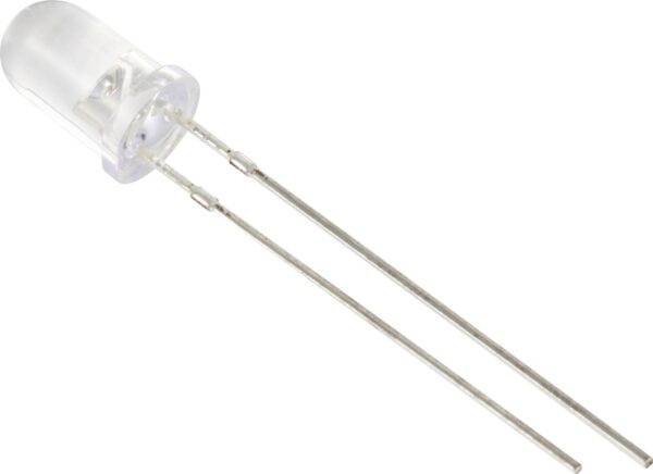 Tru Components difuzna LED toplo bela okrugla 5 mm 70000 mcd 15