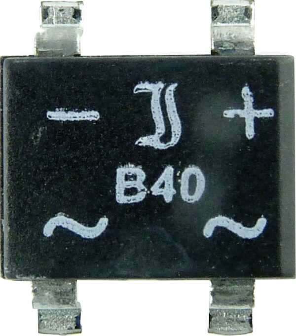 Tru Components TC-B250S-SLIM mostni ispravljac SO-4-SLIM 600 V 1 A jednofazni
