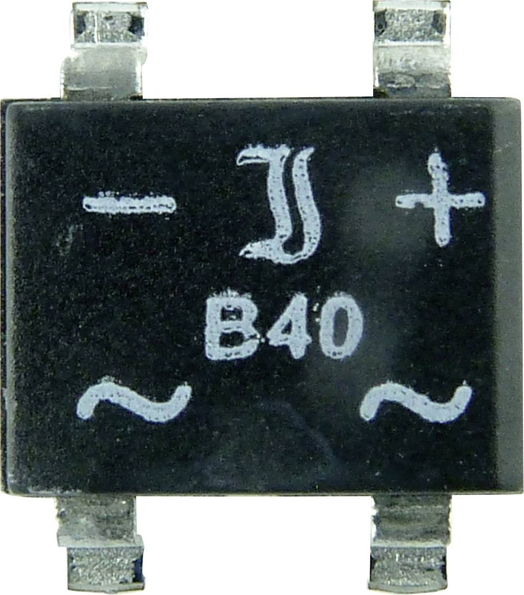 Tru Components TC-B250S-SLIM mostni ispravljac SO-4-SLIM 600 V 1 A jednofazni